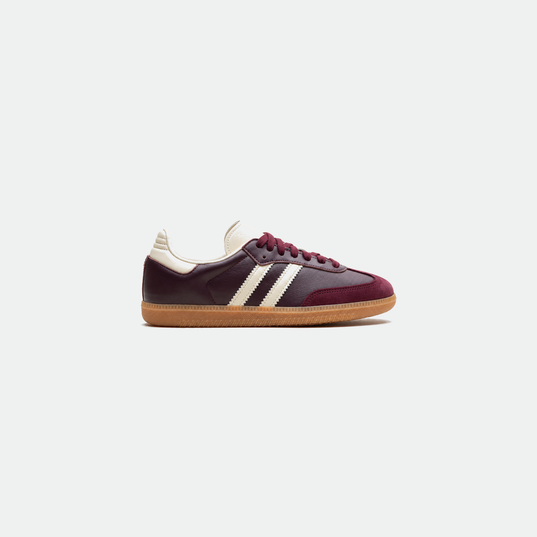 Shoes Samba Maroon Cream White