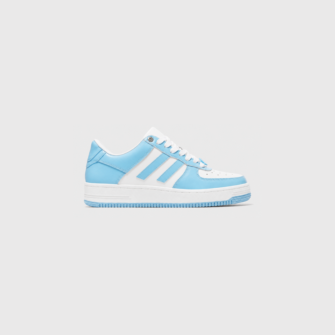 Shoes BSta Patent Leather Blue White