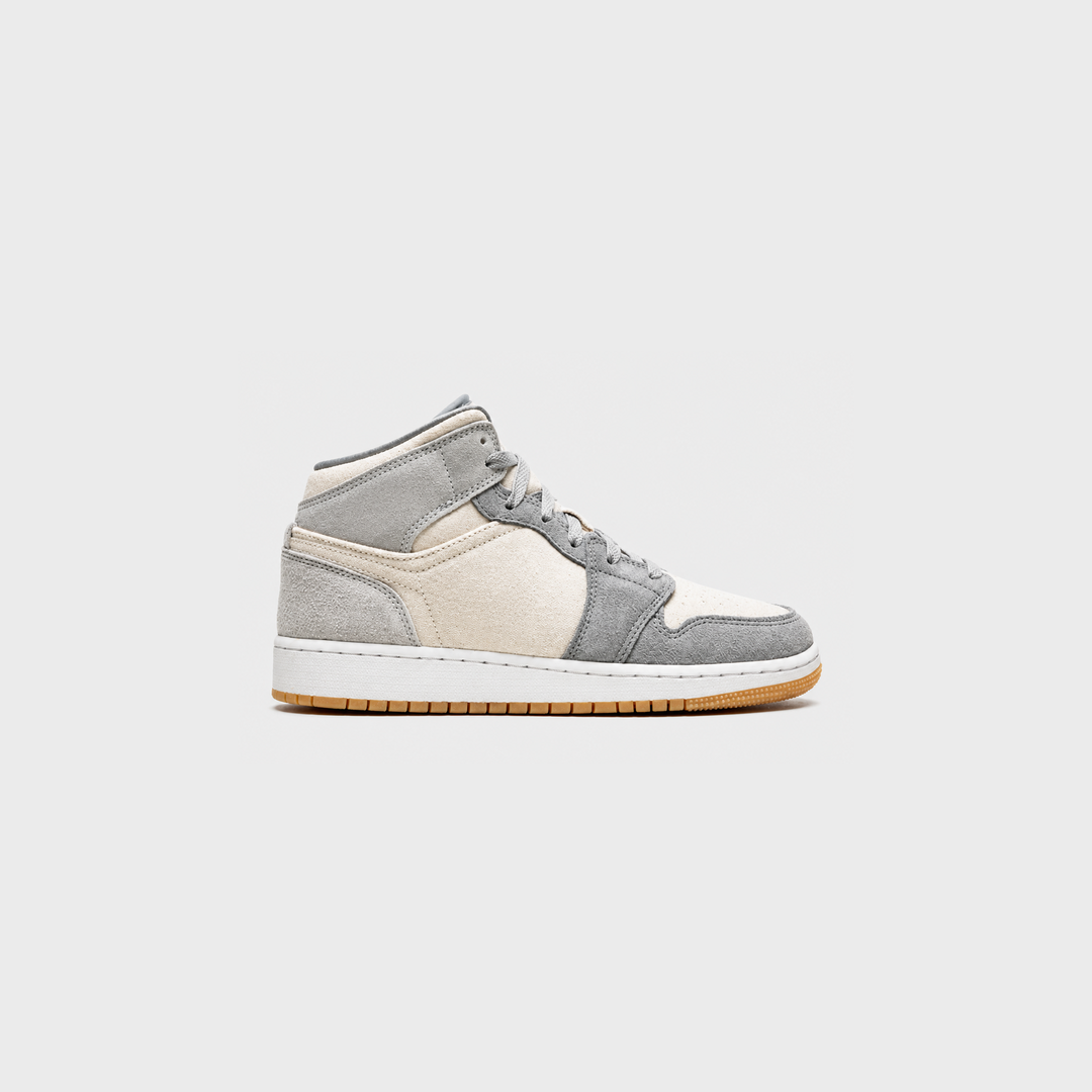 Shoes AJ1 Mid Coconut Milk Particle Grey