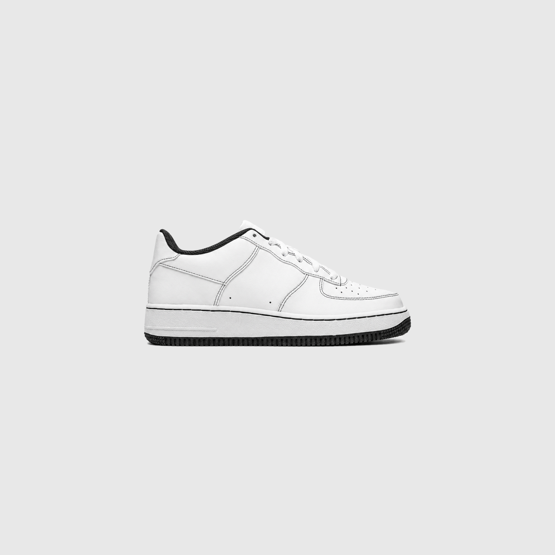 Shoes AF1 Low Contrast Stitch White Black