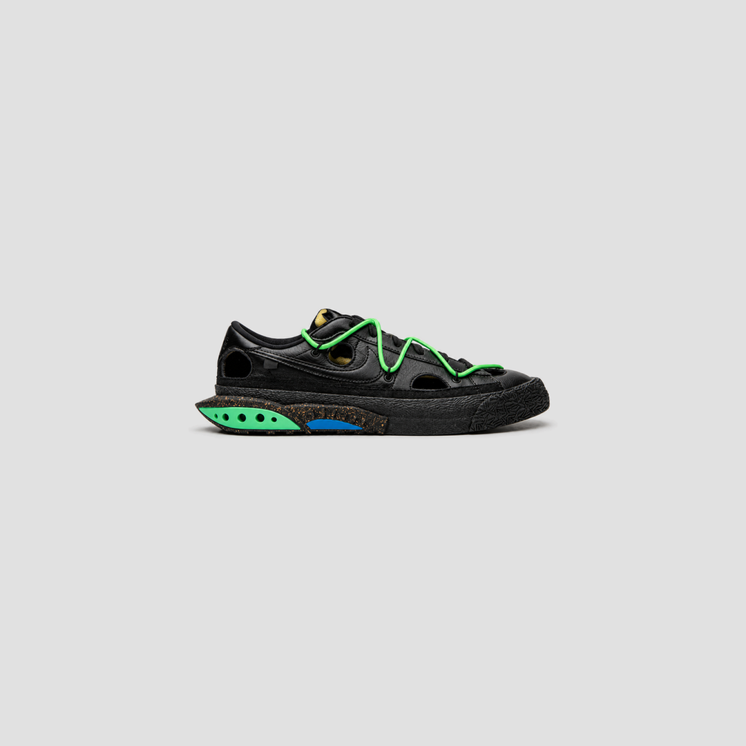 Shoes Blazer Low Black Electro Green