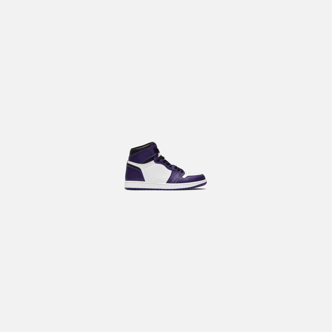 Shoes Preloved AJ1 Court Purple White
