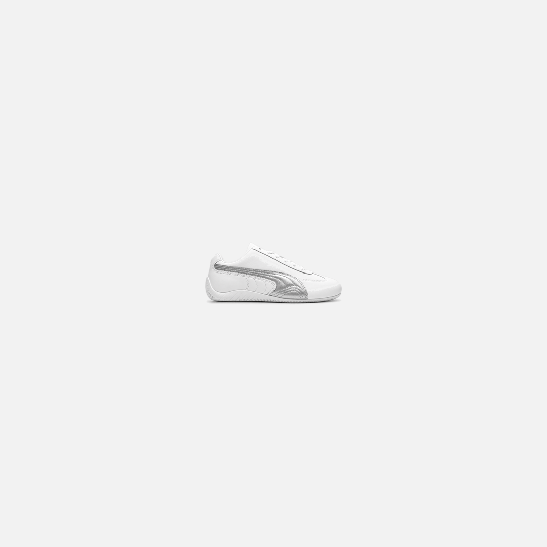 Shoes Speedcat Leather White Silver